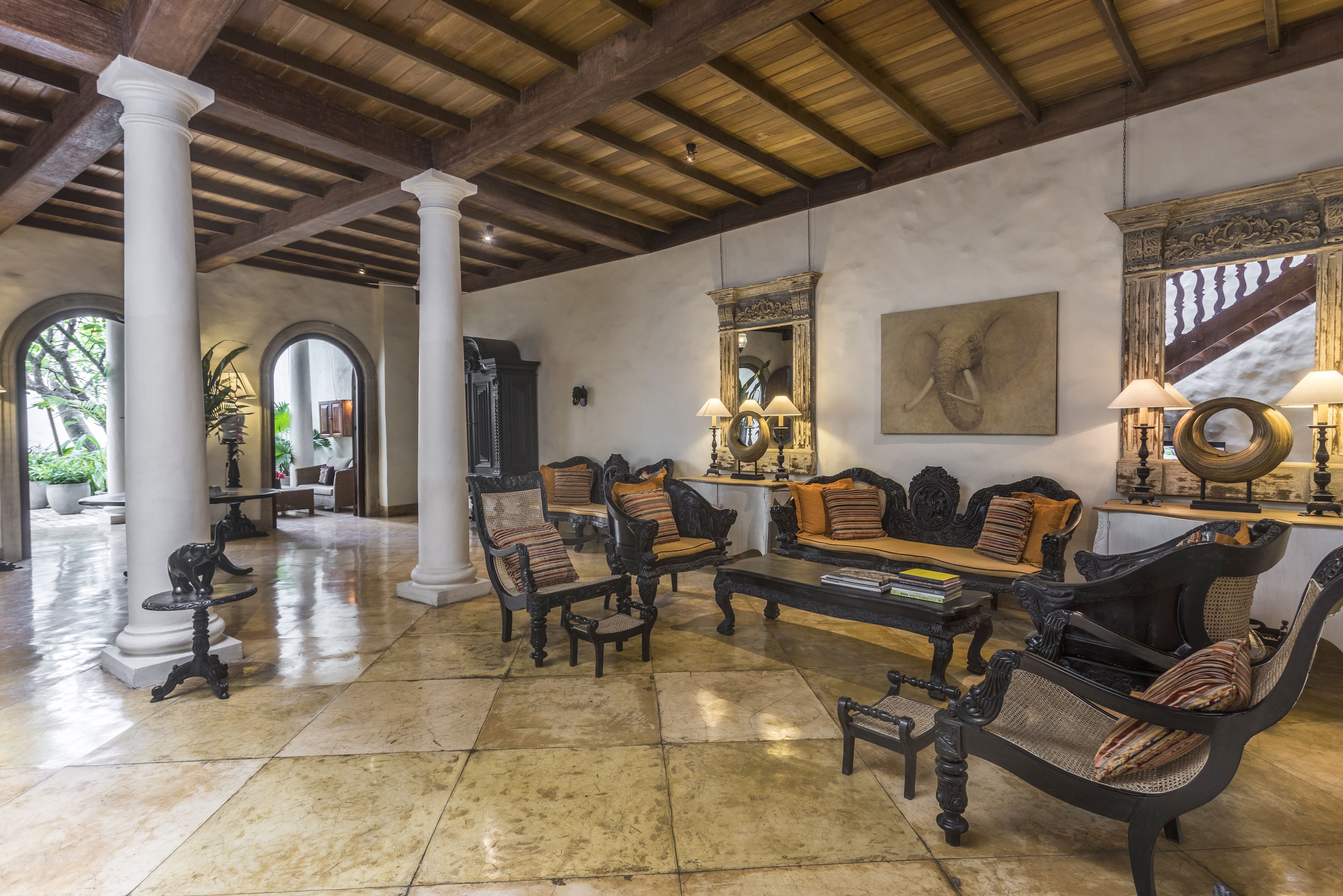 Sitteområde i lobbyen