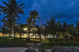 Front of property - evening/night