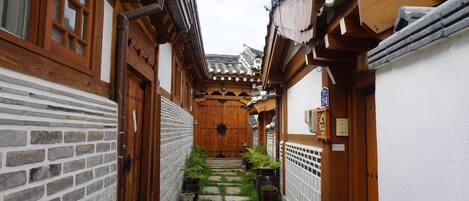 Entrada de la propiedad