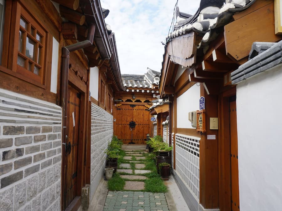 Entrée de l’hébergement