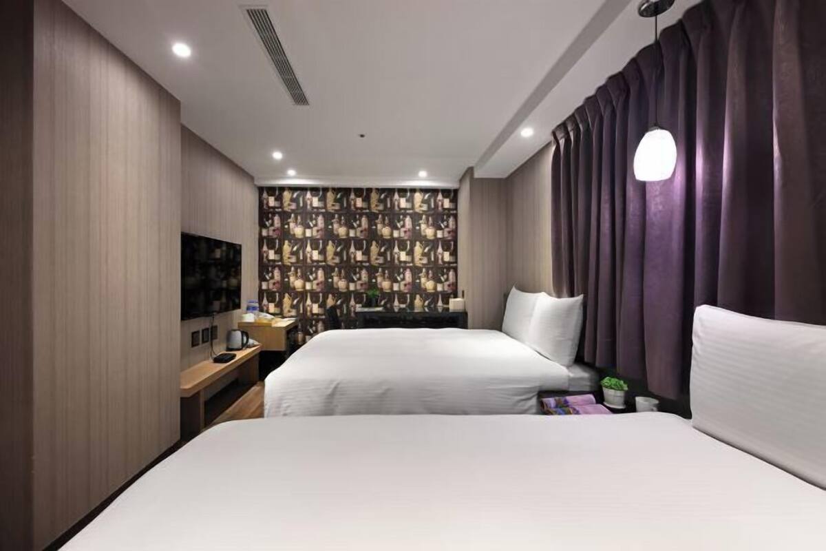 Down duvets, blackout curtains, free WiFi, bed sheets