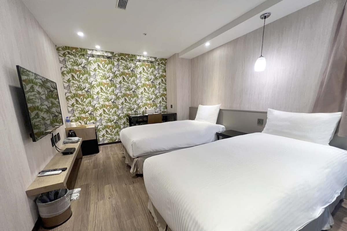 Deluxe Twin | Down duvets, blackout curtains, free WiFi, bed sheets