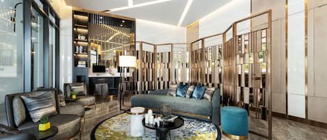 Sala de estar en el lobby