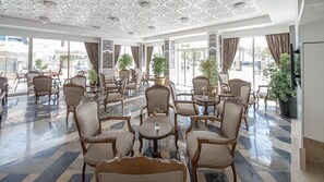 Sittområde i lobbyn