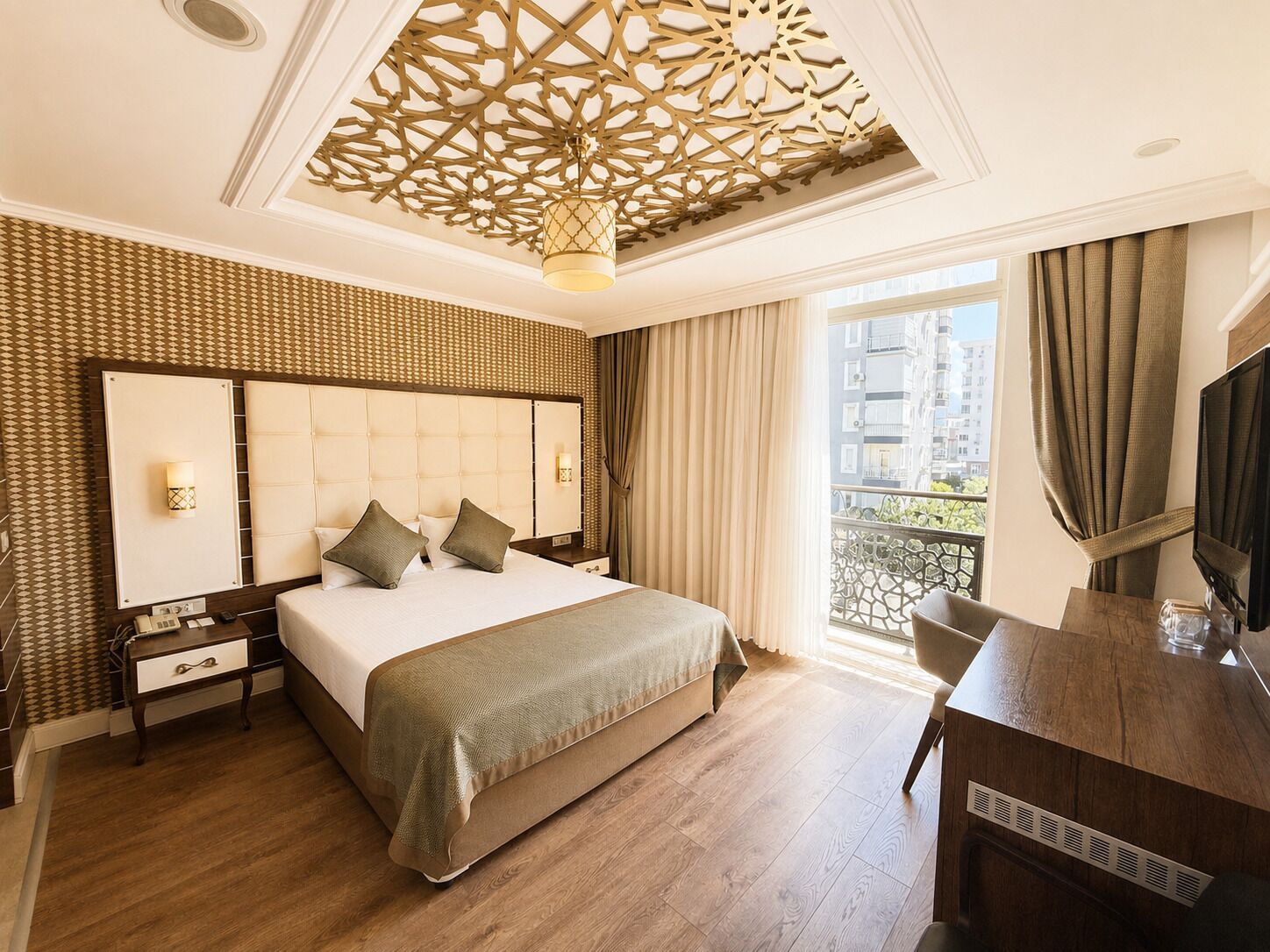 Quarto casal standard, vista para o jardim | Roupas de cama premium, frigobar (abastecido com itens grátis)