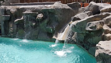 Indoor pool, outdoor pool