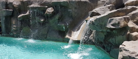 Indoor pool, outdoor pool