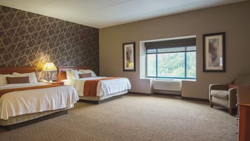 Free toiletries, hair dryer, towels