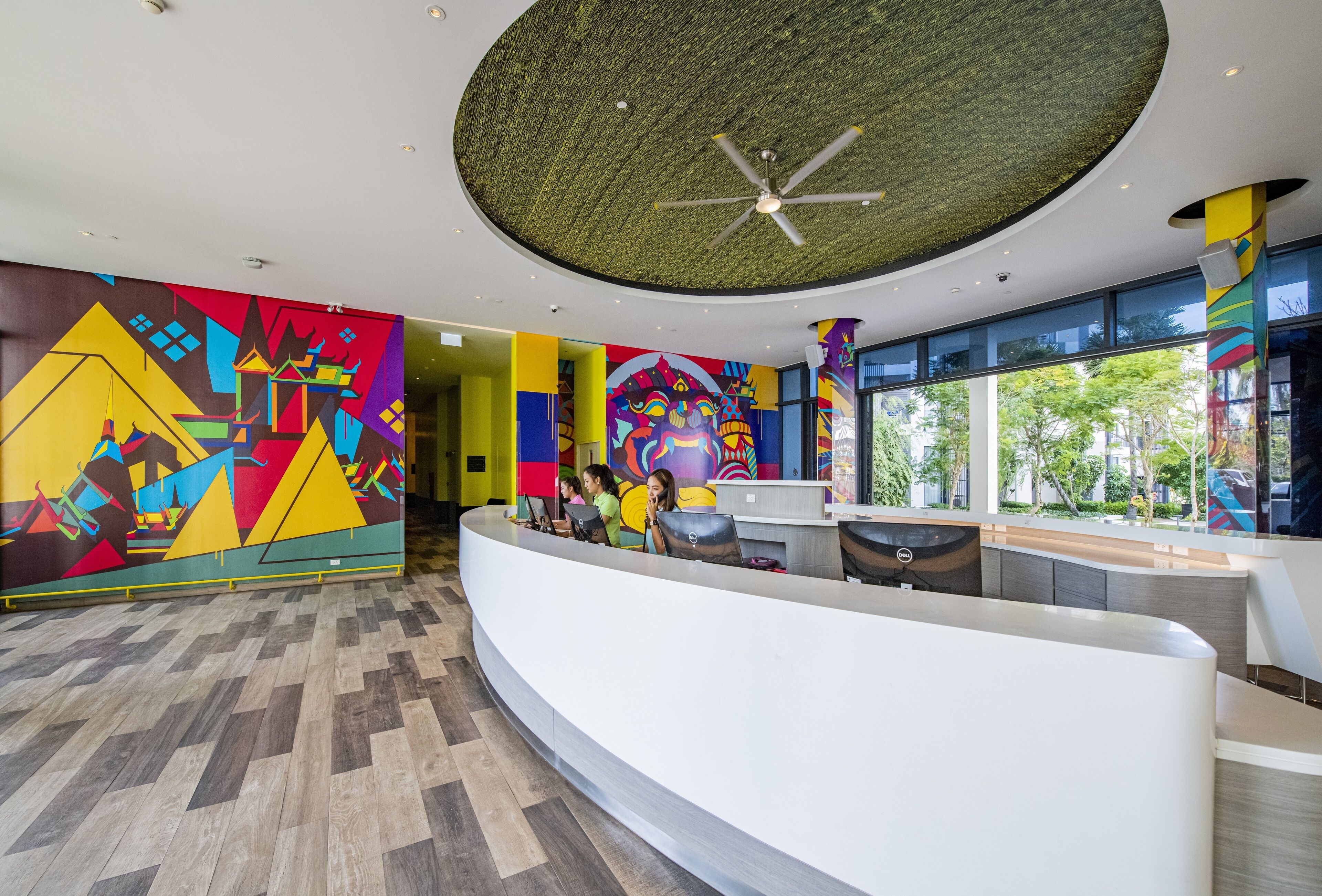 check-in/check-out kiosk