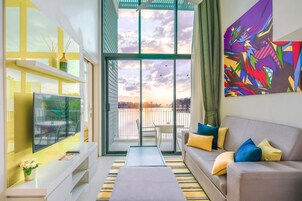 In-room safe, desk, laptop workspace, blackout drapes