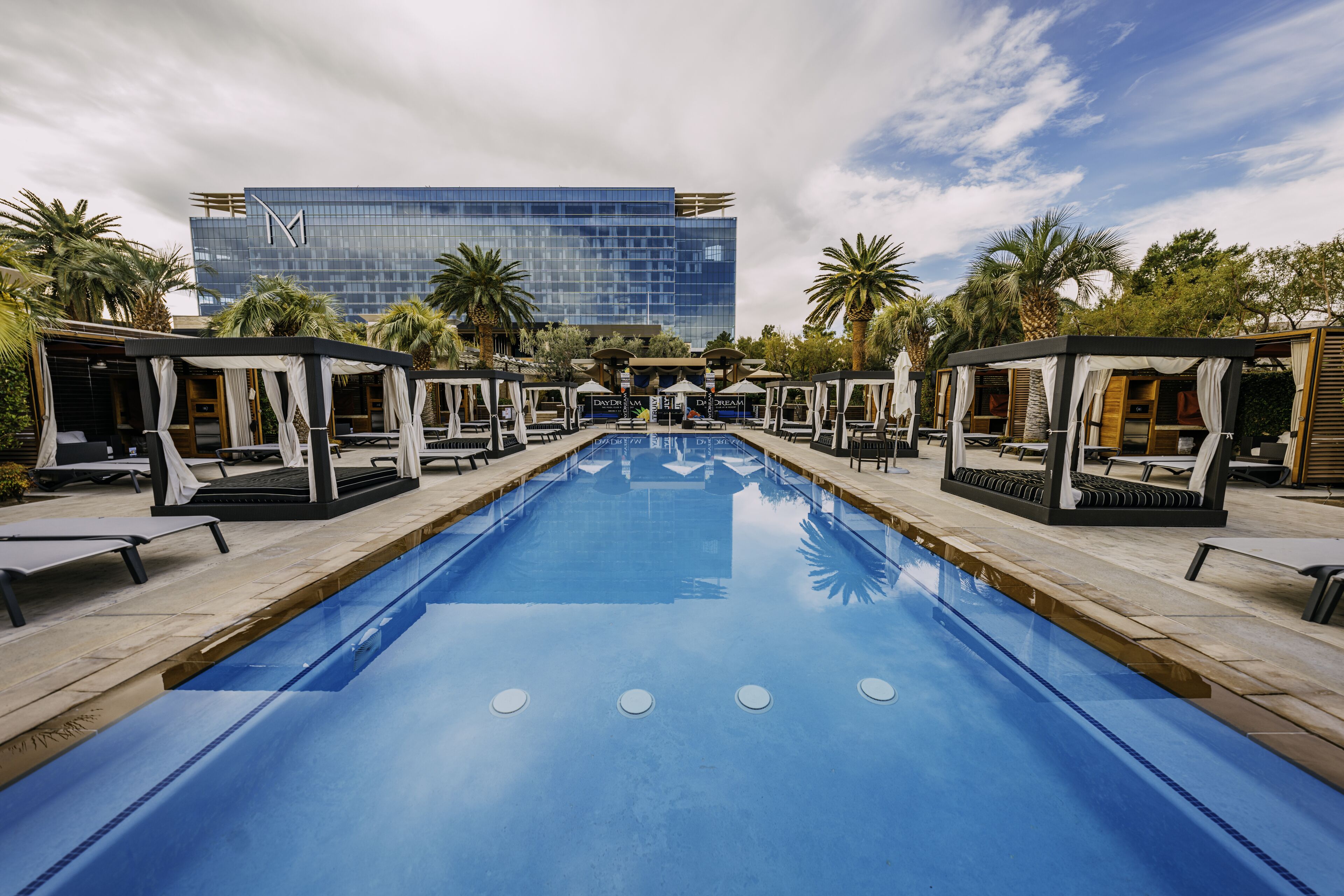 seasonal outdoor pool, open 10:30 am to 5:30 pm, pool loungers