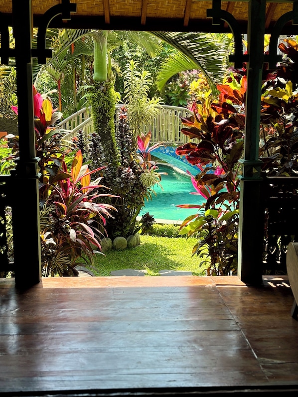 Traditional Bungalow, Pool View | Balcony view