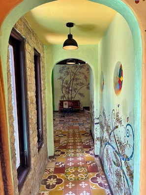 Deluxe Villa, 1 Bedroom, Bathtub, Pool View | Living area | IPod dock