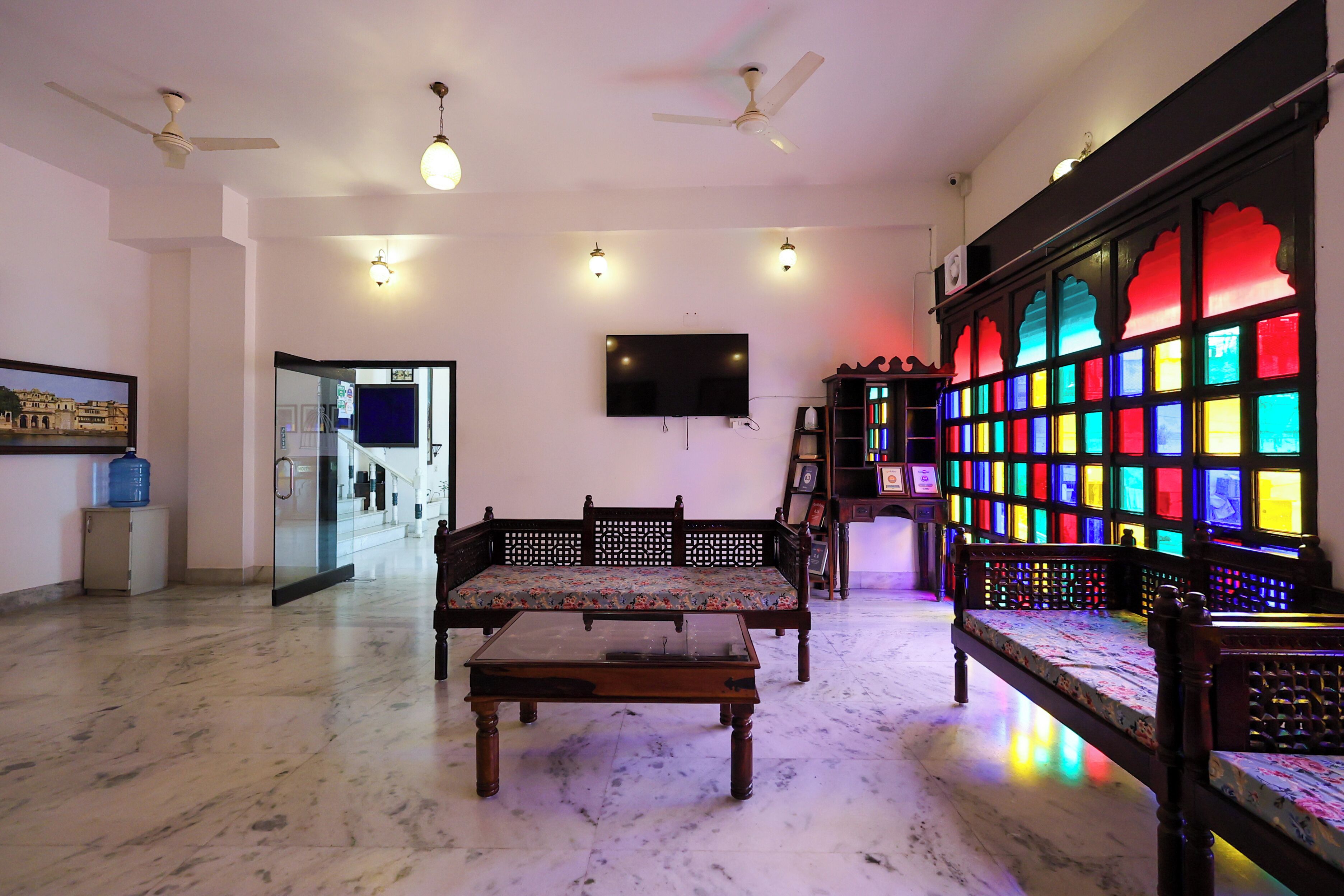 Lobby sitting area
