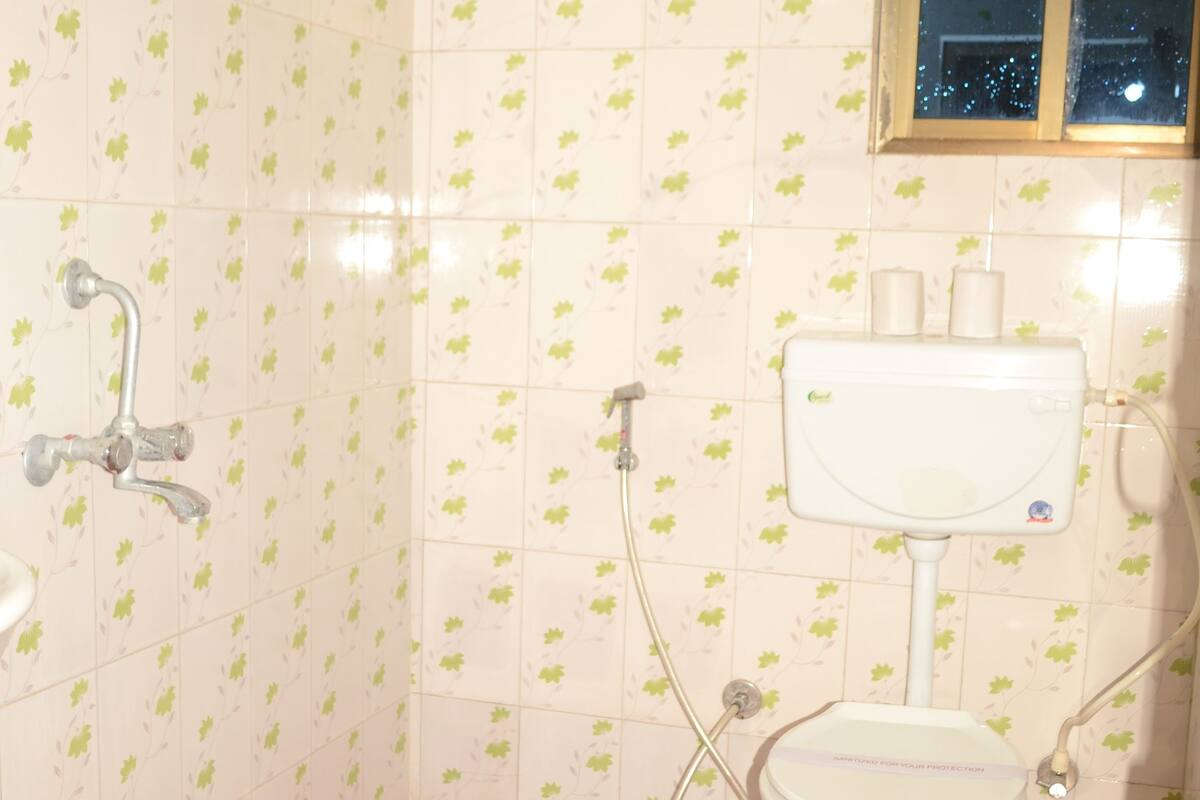 Superior-Doppel- oder -Zweibettzimmer, eigenes Bad, Stadtblick | Badezimmer | Dusche, kostenlose Toilettenartikel, Handtücher