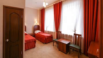 Iron/ironing board, free cots/infant beds, free WiFi, bed sheets