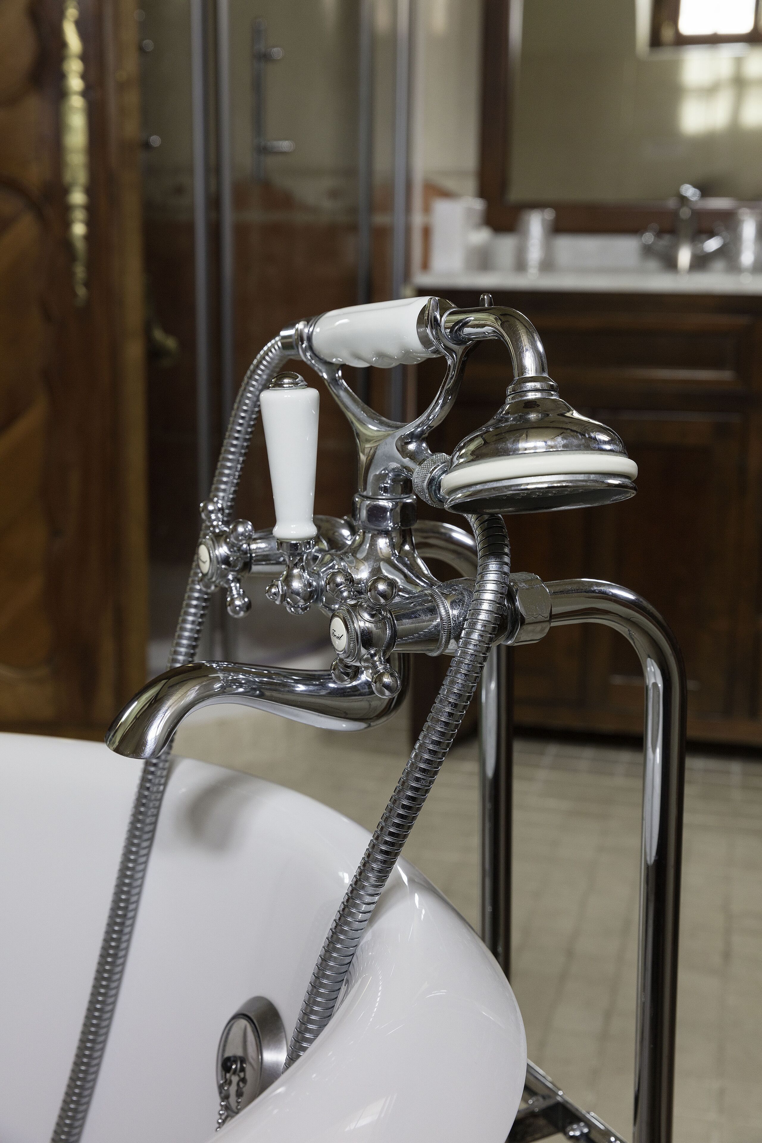 free toiletries, hair dryer, towels