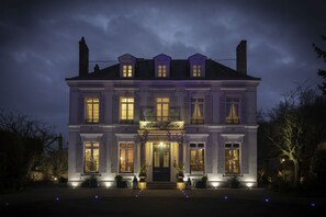 Front of property - evening/night