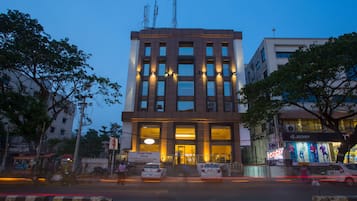 Front of property – evening/night