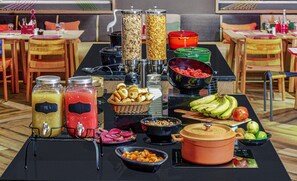 Daily buffet breakfast for a fee