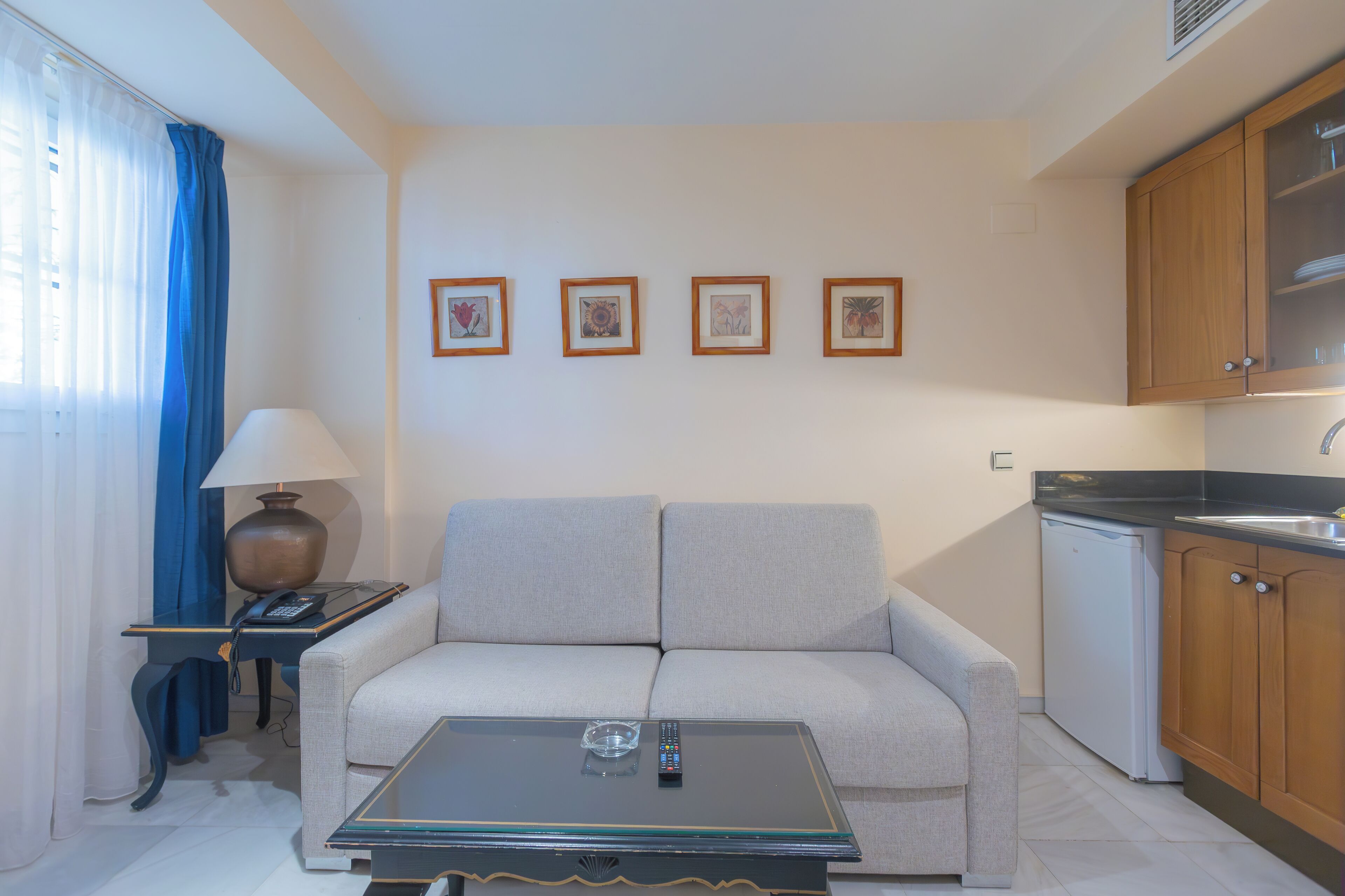 Apartamento, 1 habitación | Zona de estar | Una televisión