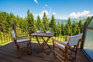 Triple Room, 1 Bedroom, Mountain View | Terrace/patio