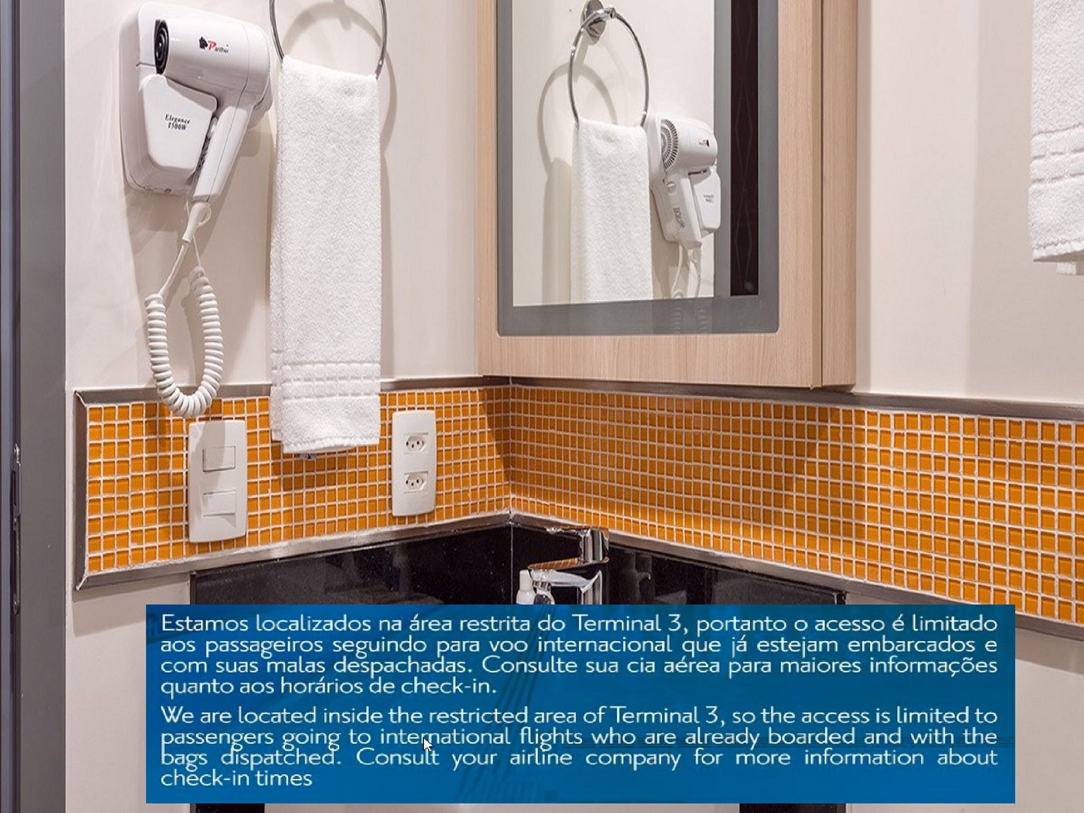 Foto - TRYP BY WYNDHAM São Paulo Airport - Hotel de Transito Terminal 3 -Lado Ar - Área restrita á passagei