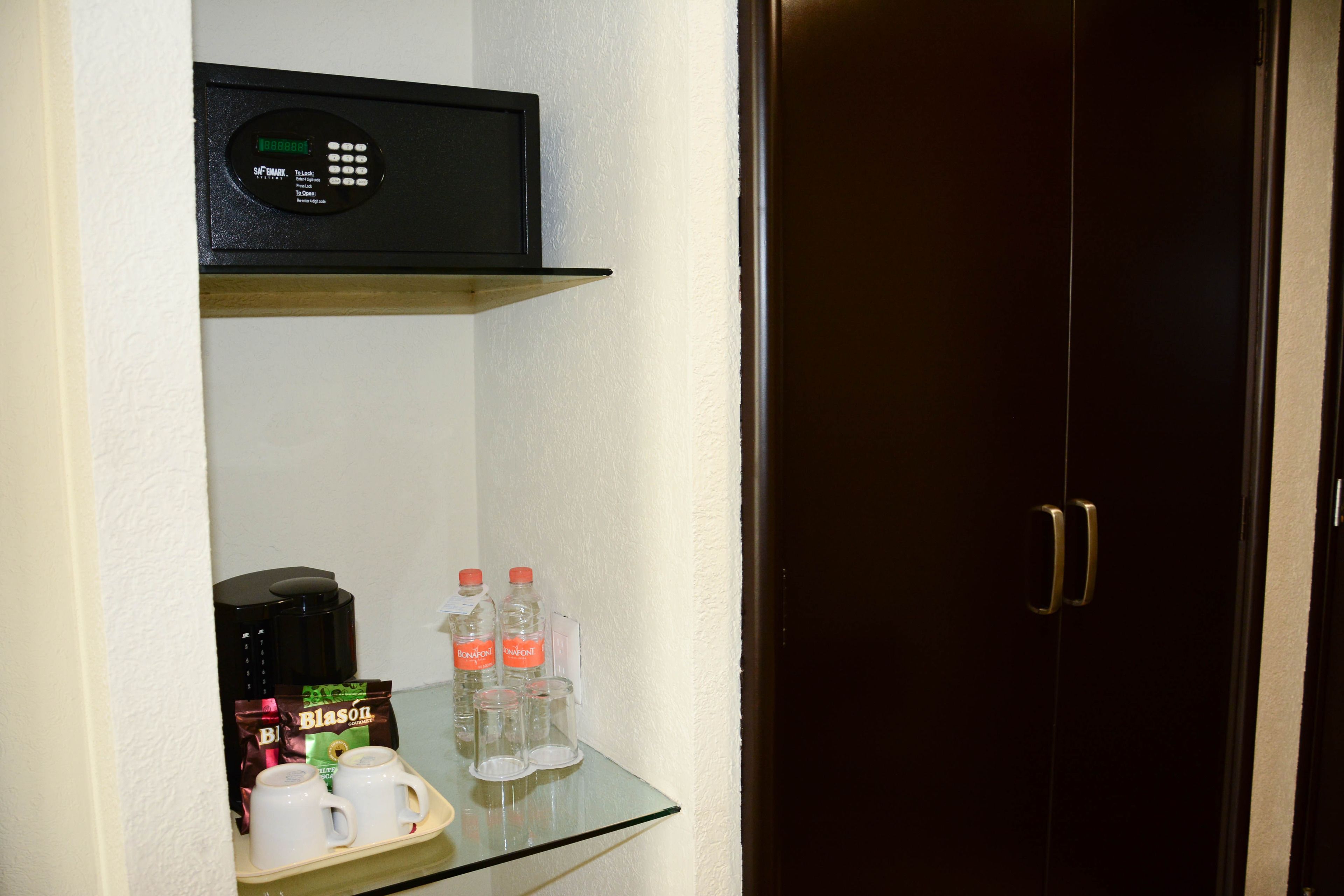 in-room safe, desk, blackout curtains, iron/ironing board