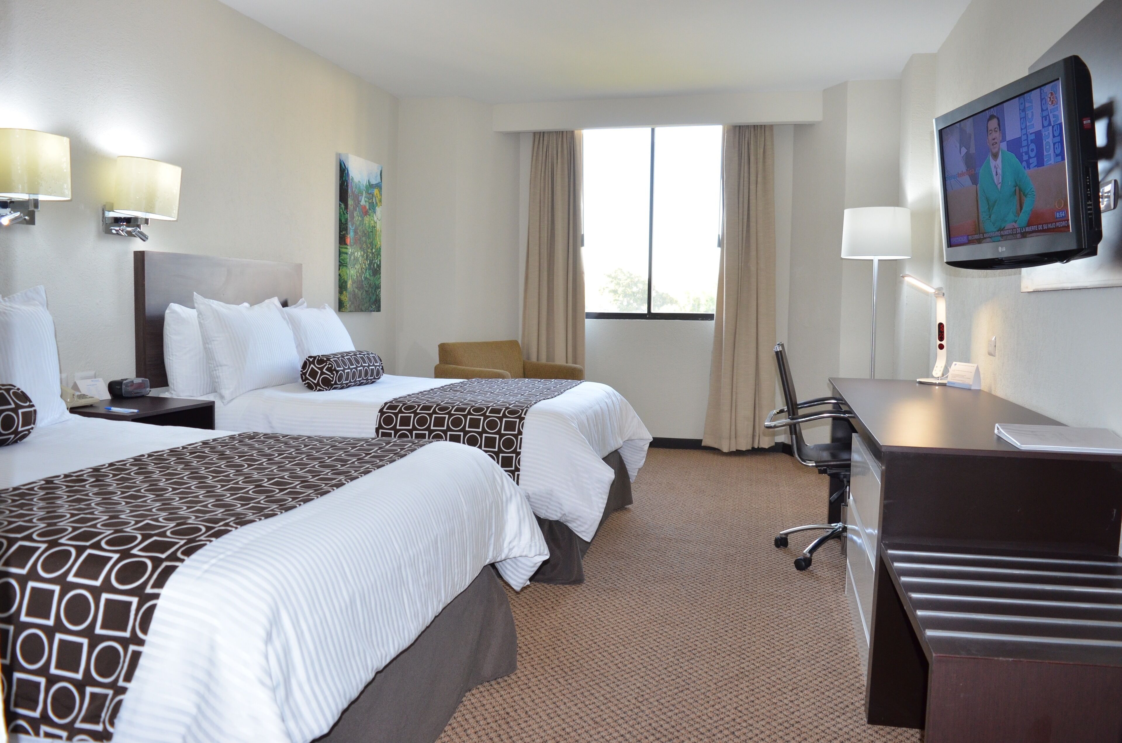 in-room safe, desk, blackout curtains, iron/ironing board