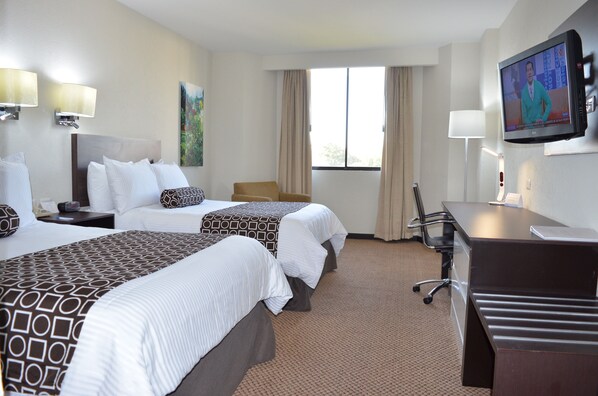 In-room safe, desk, blackout curtains, iron/ironing board