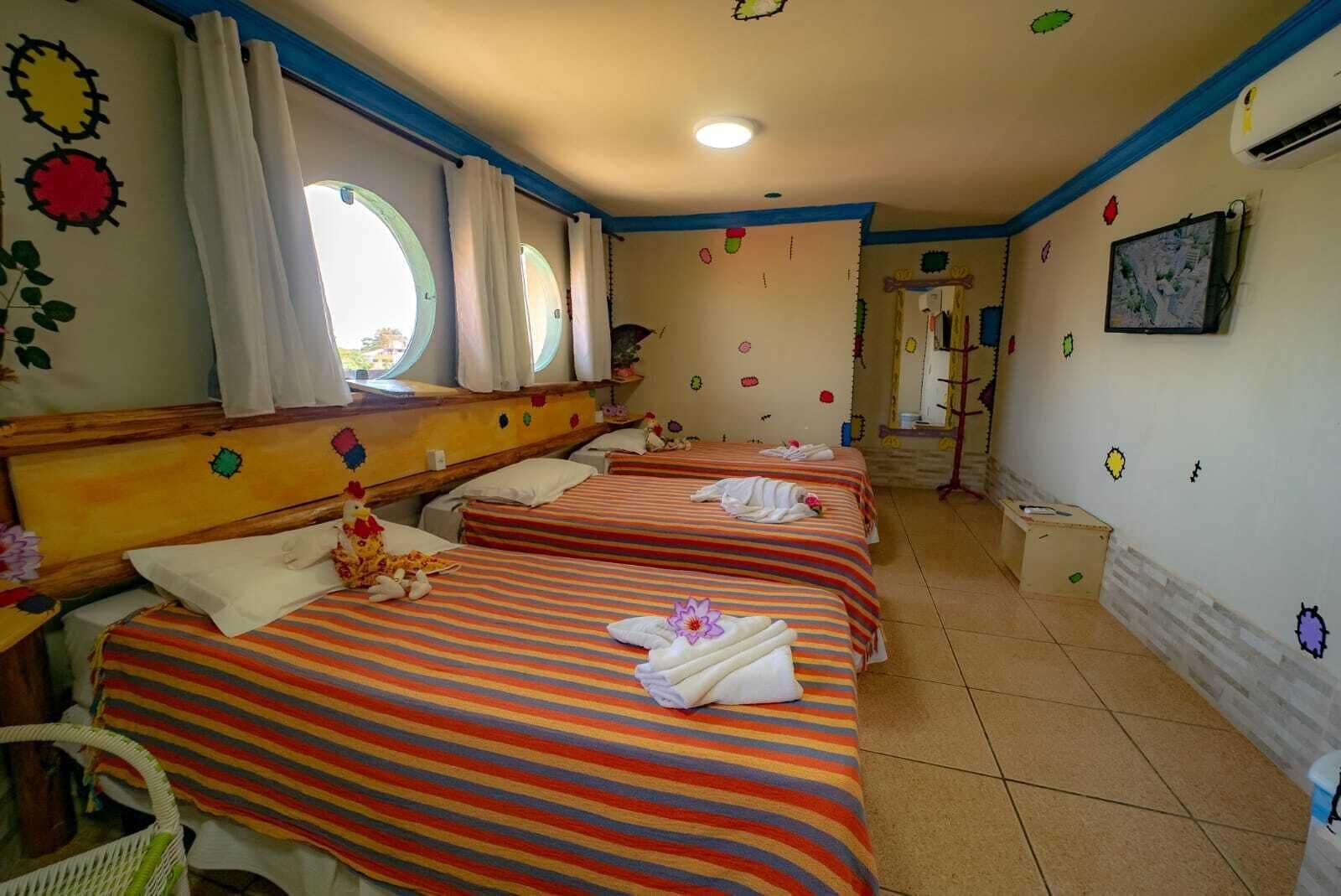 triple room | 1 bedroom, minibar, individually decorated, blackout curtains