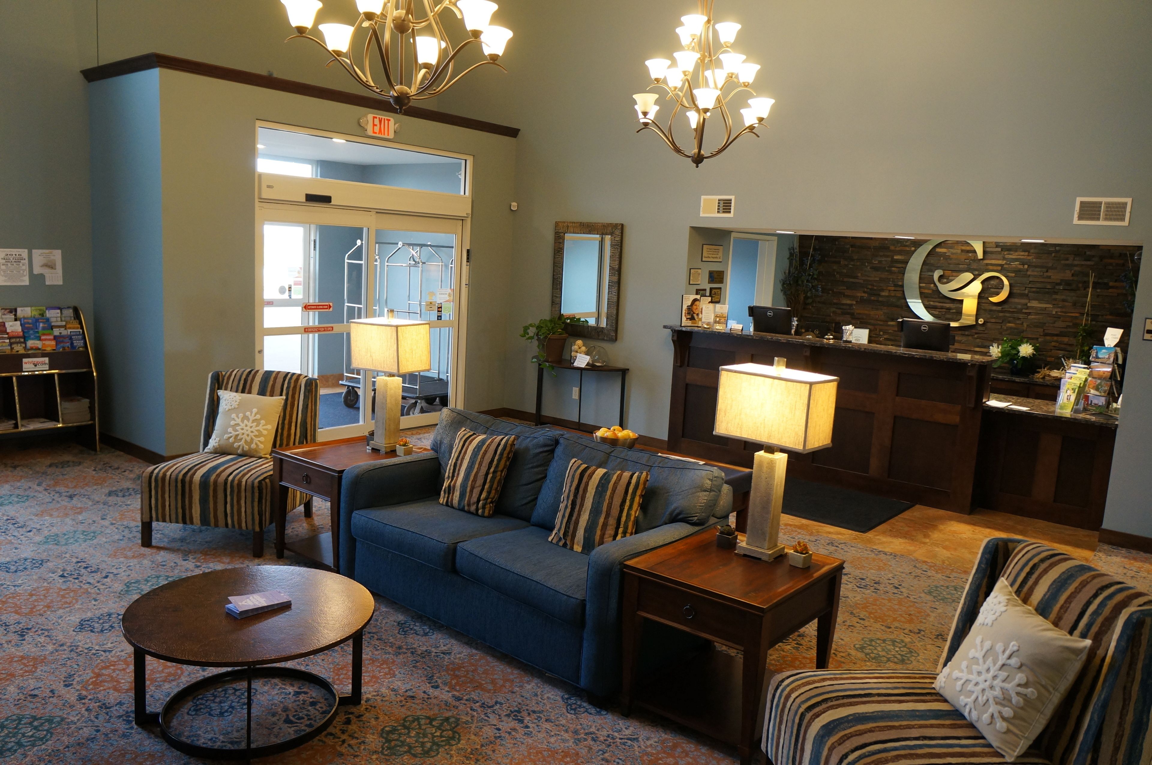 Lobby sitting area
