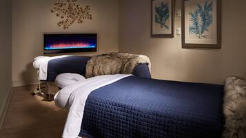 Couples treatment room(s), body treatments, hot stone massages