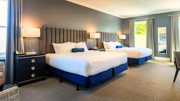 Double King (Adjacent to the Main Building & Stairs Only) | Pillowtop beds, in-room safe, desk, laptop workspace
