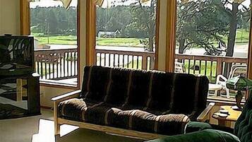 House | Living area | TV, fireplace, DVD player