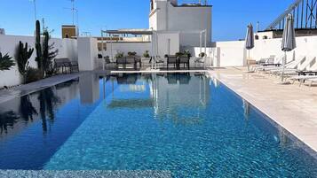 Panoramic Studio Suite, 1 Bedroom, Terrace (Dalia) | Premium bedding, down comforters, memory foam beds, in-room safe