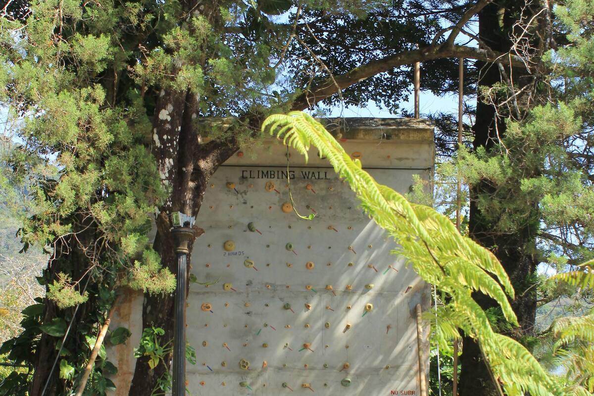 outdoor rock climbing