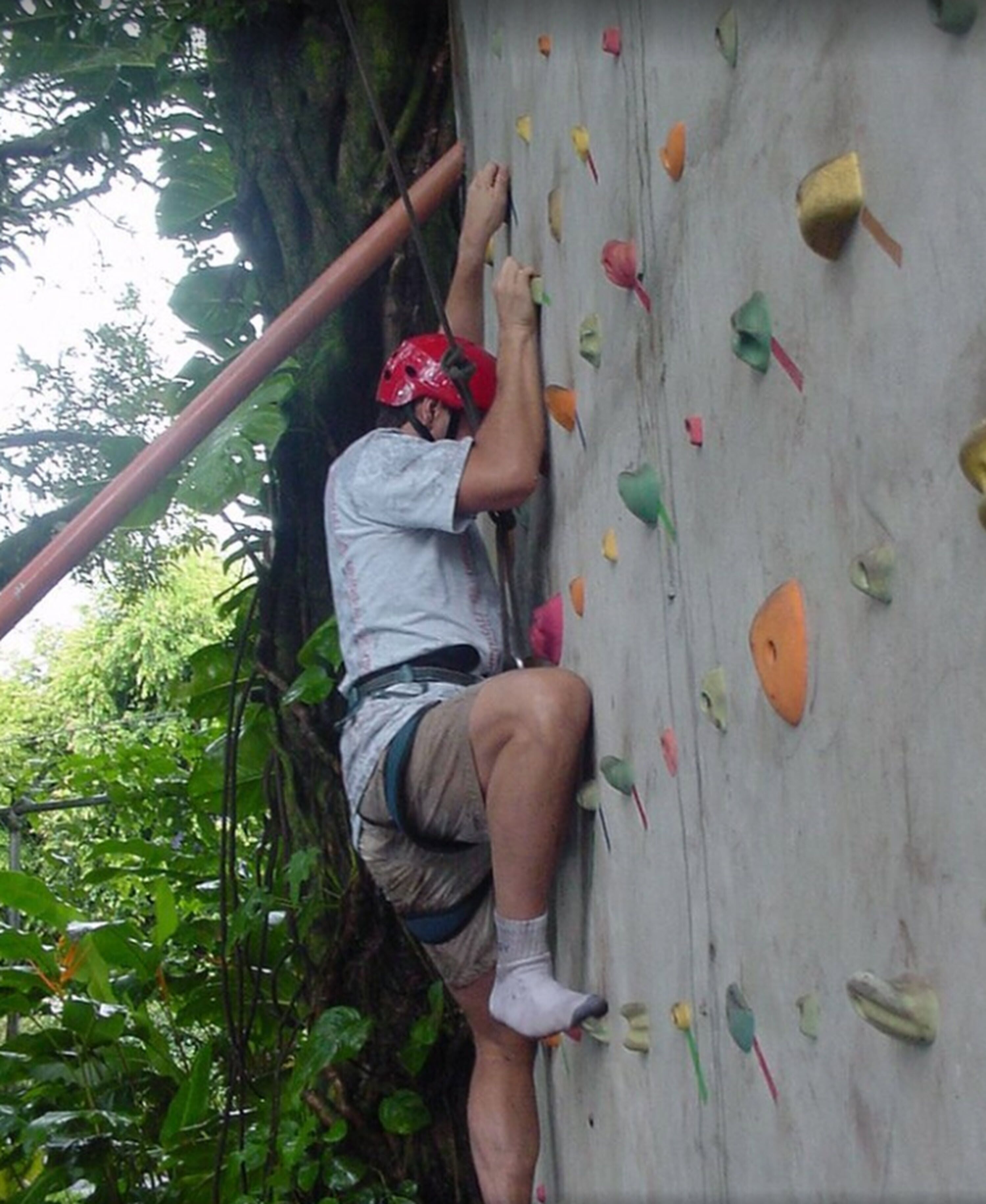 outdoor rock climbing