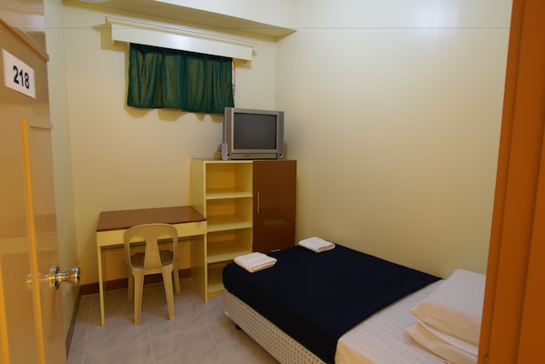 Desk, rollaway beds, free WiFi, bed sheets