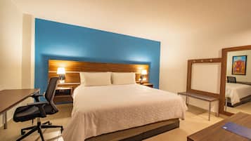 Caja fuerte, escritorio, espacio para trabajar con un portátil