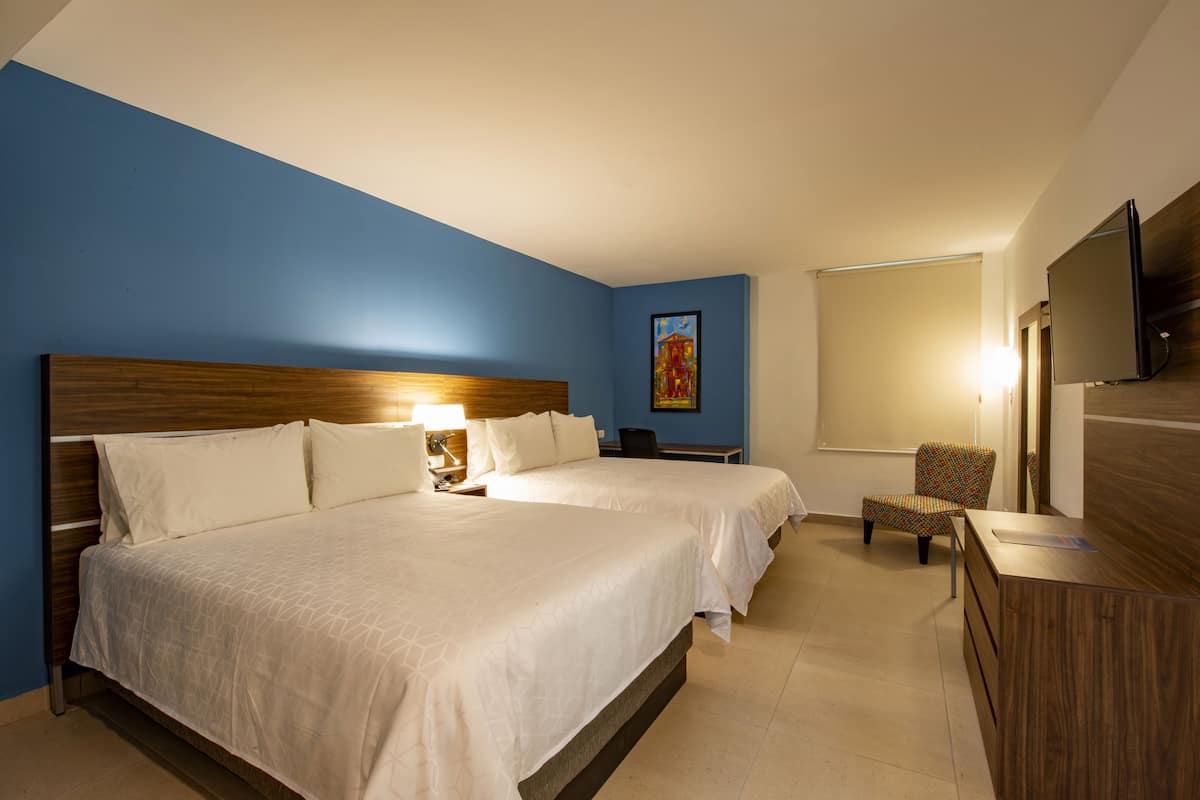 In-room safe, desk, laptop workspace, blackout drapes