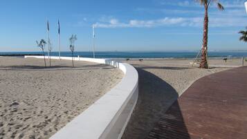 Beach nearby, white sand