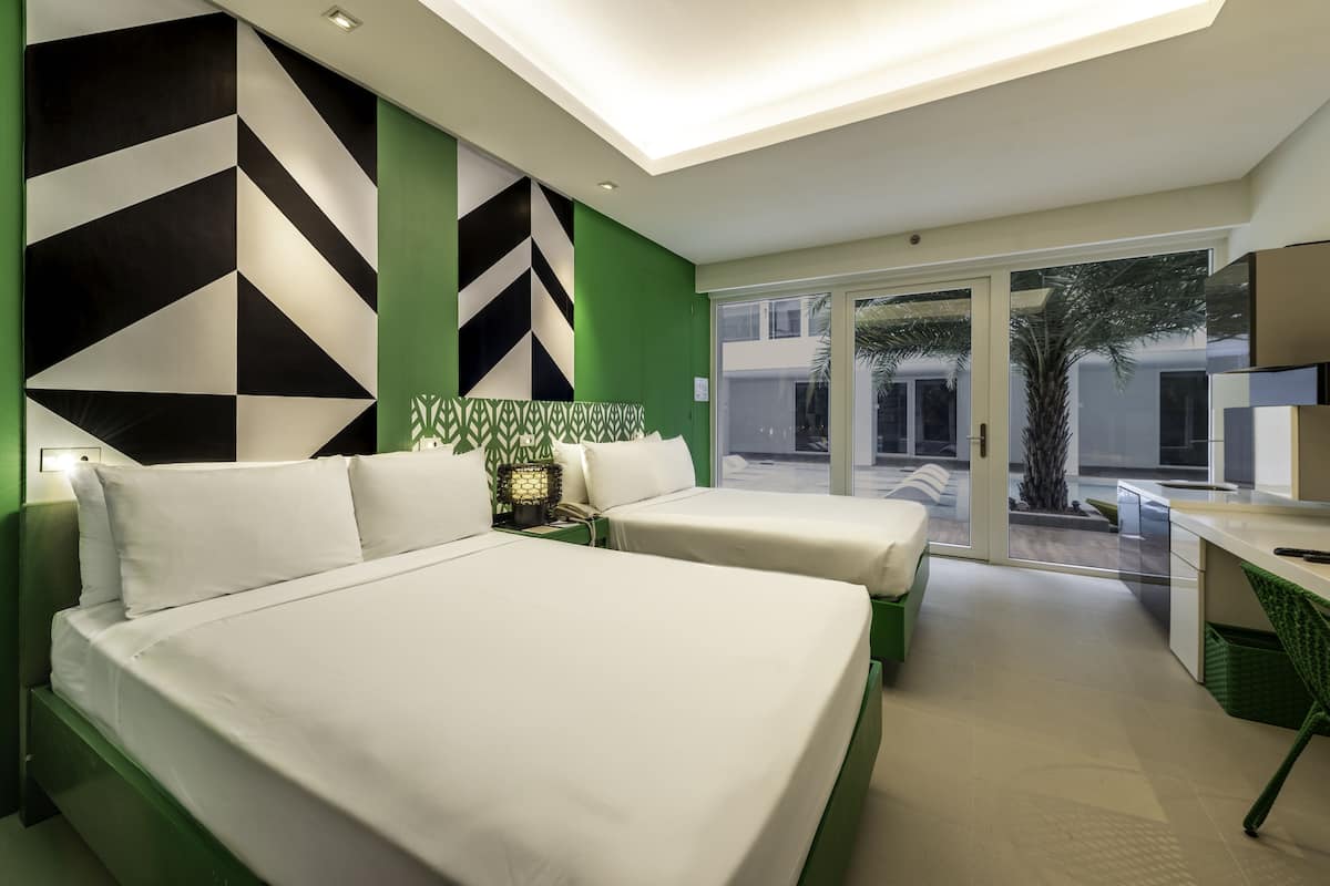 deluxe room (pool side) | view from room