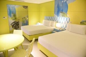 In-room safe, desk, laptop workspace, blackout curtains