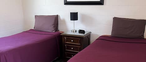 Free WiFi, bed sheets