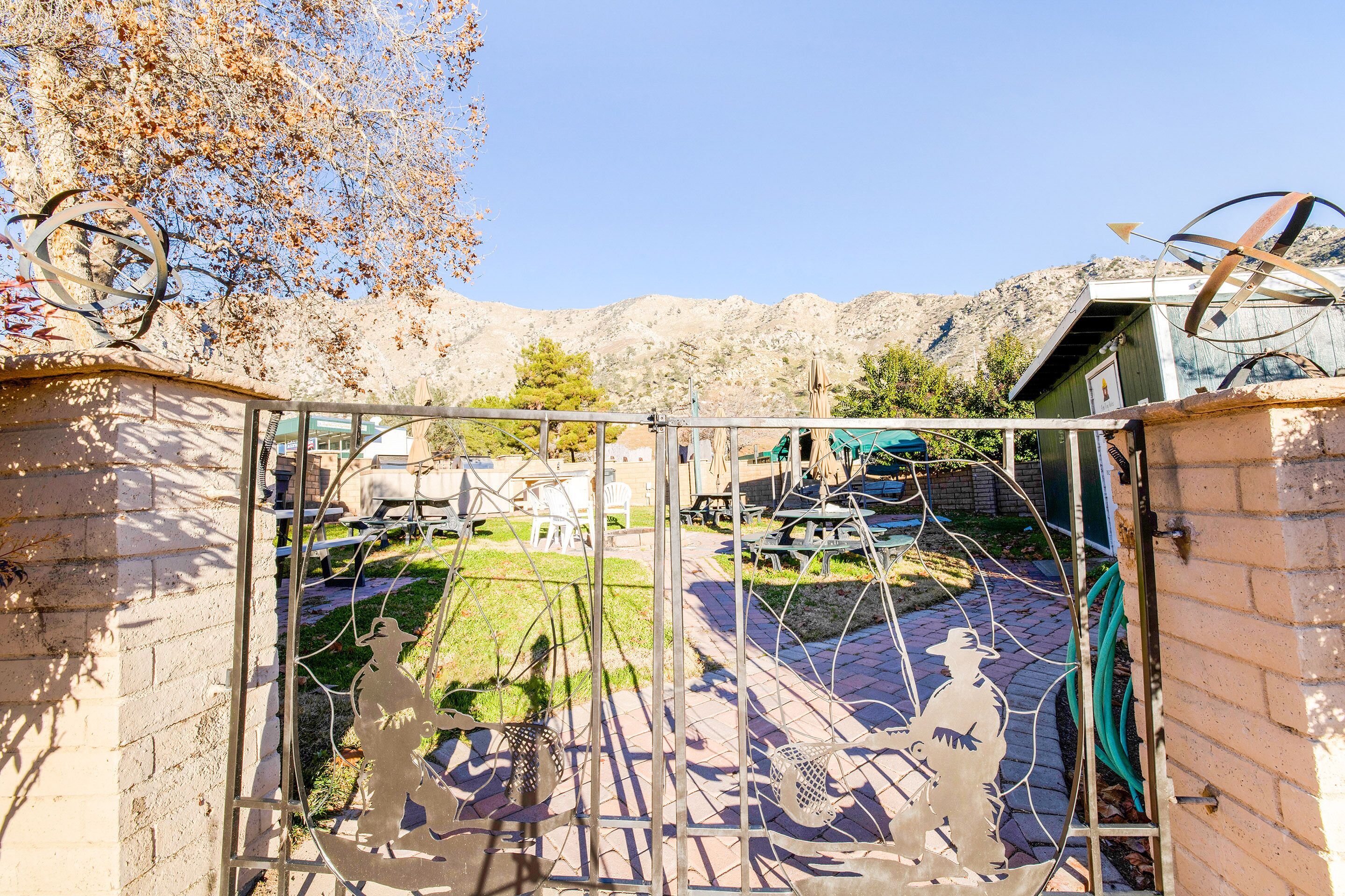 Entrée de l’hébergement