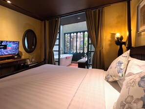 Garden Suite | In-room safe, iron/ironing board, bed sheets - Old Capital Bike Inn (Bangkok)