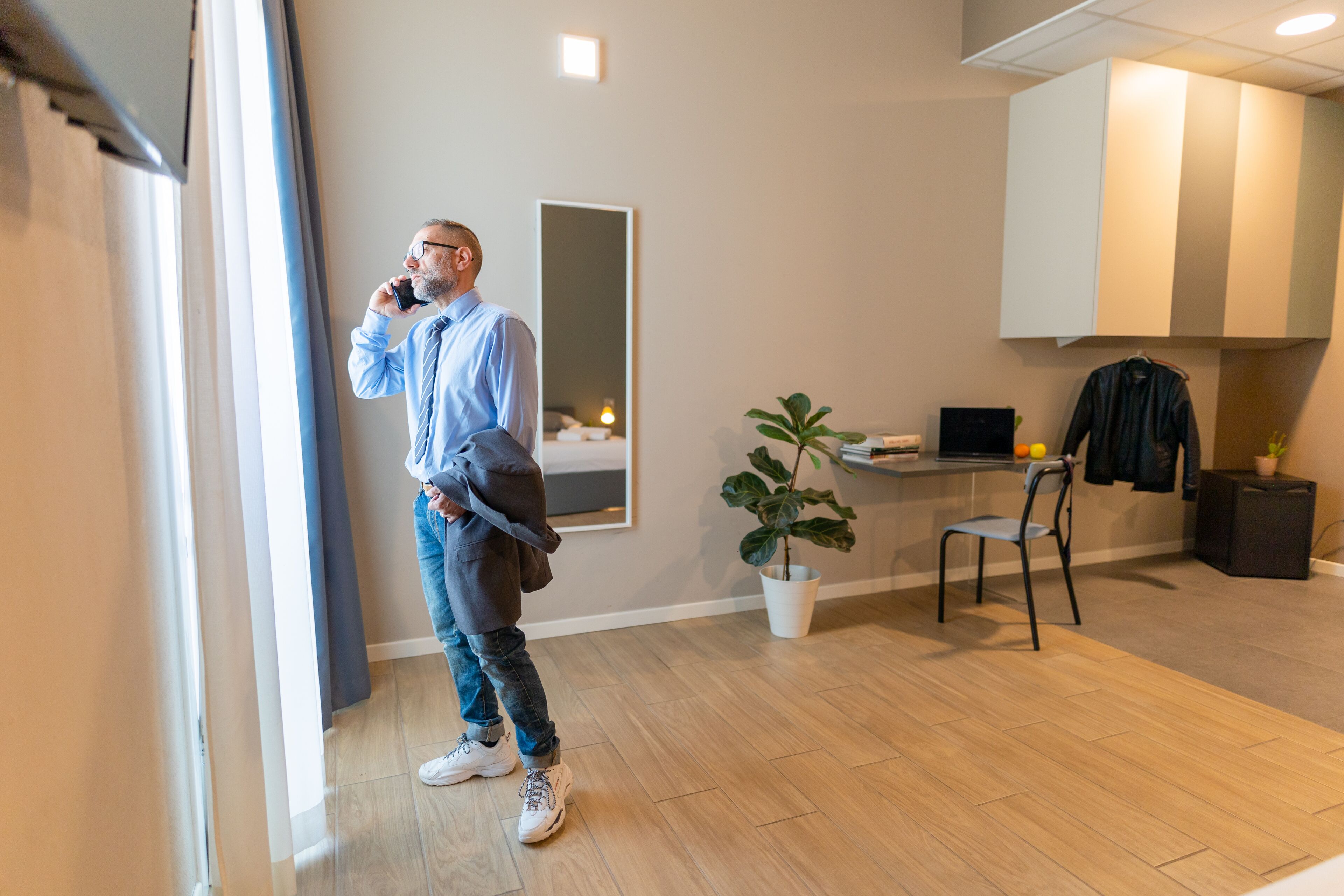 Camera singola, 1 letto singolo, non fumatori | Una cassaforte in camera, con stile personalizzato