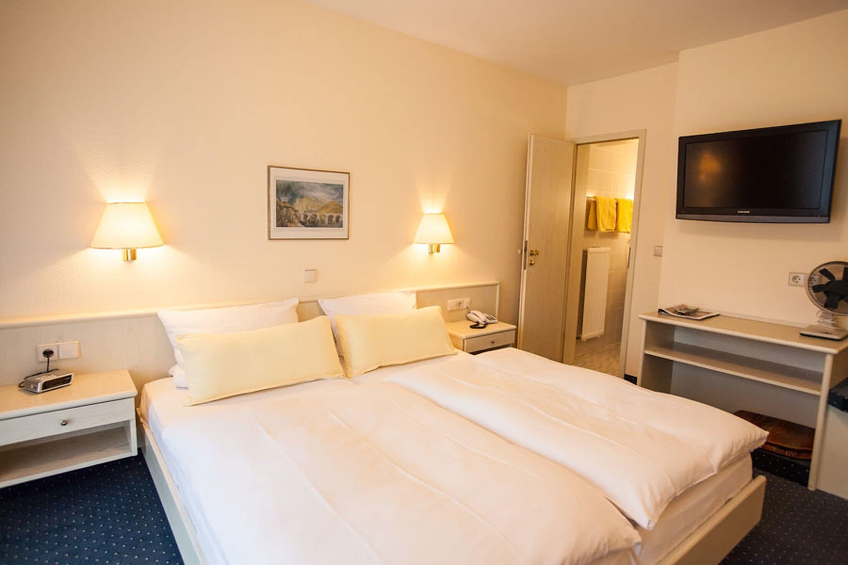 superior double room, balcony, river view | hypo-allergenic bedding, in-room safe, desk, iron/ironing board