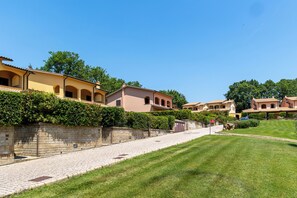 Blick von der Unterkunft